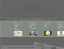 Tablet Screenshot of hochzeit-video.at
